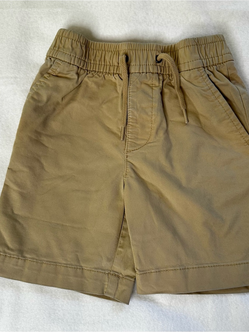 Baby Gap toddler Elastic-Waist Tan Shorts Sz‎ 5Y A10-078